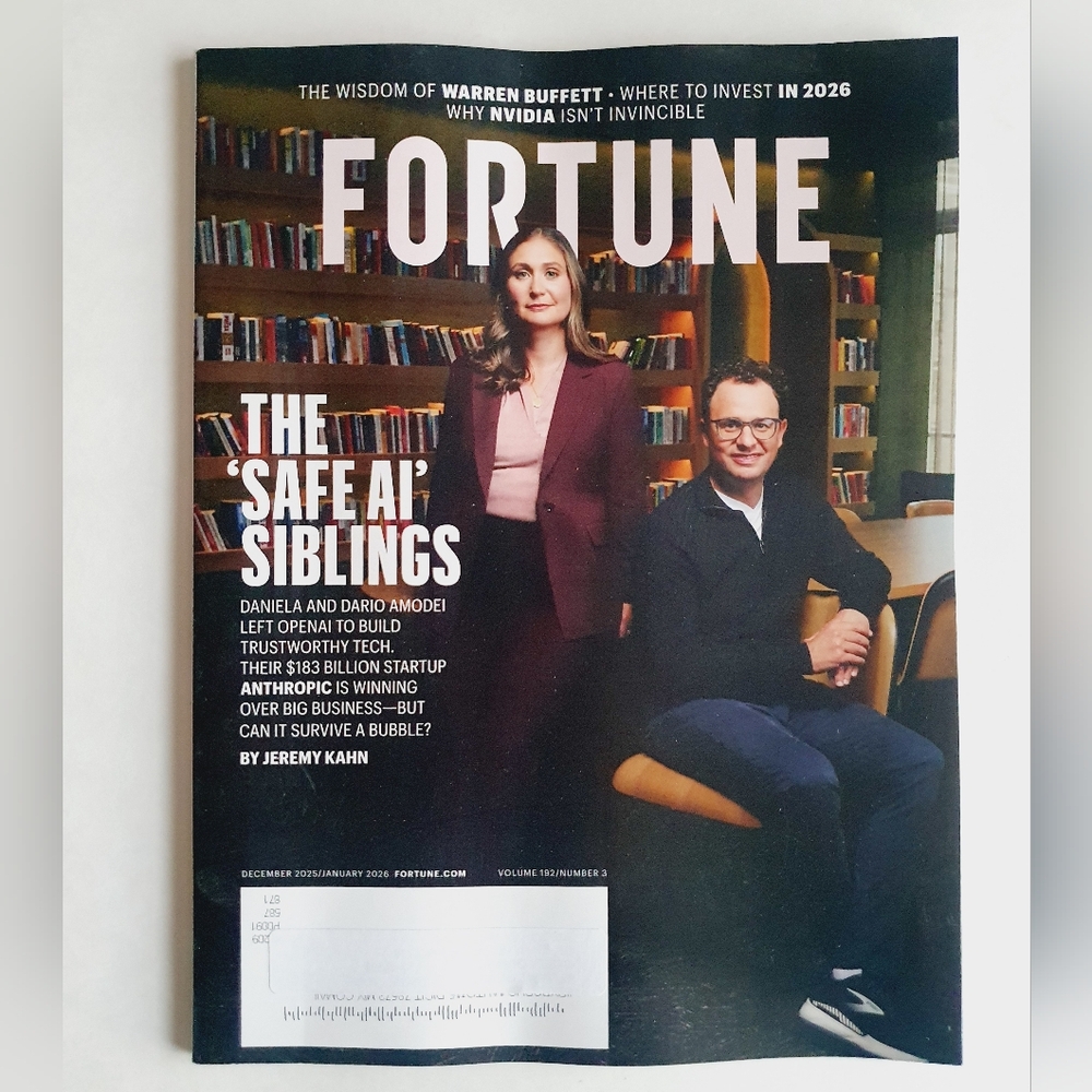 Fortune Magazine December, 2025 - The Safe AI Siblings - Warren Buffett